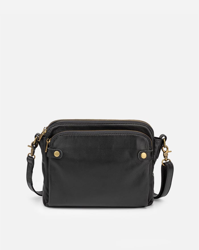 Minimalistisk Crossbody i Brun Læder