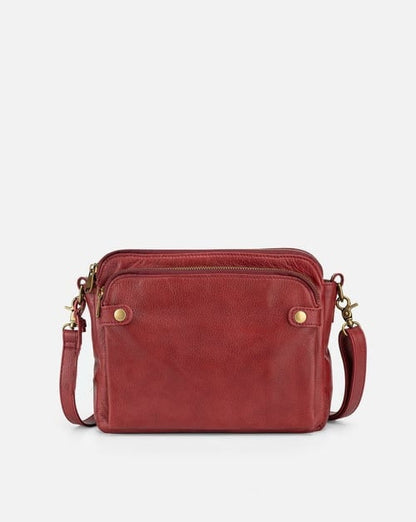 Minimalistisk Crossbody i Brun Læder