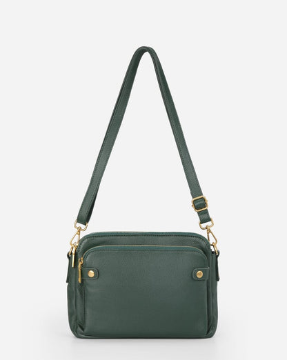 Minimalistisk Crossbody i Brun Læder