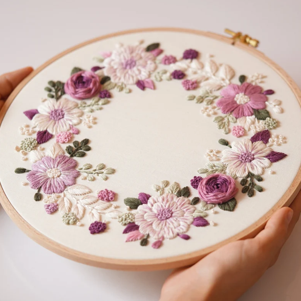 Blomsterkrans Broderisæt