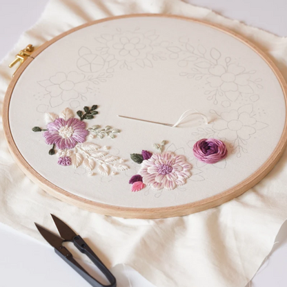 Blomsterkrans Broderisæt