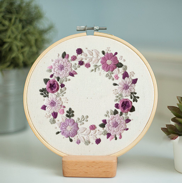 Blomsterkrans Broderisæt