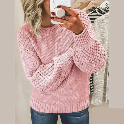 Blush Tråde - Elegant Strikket Sweater