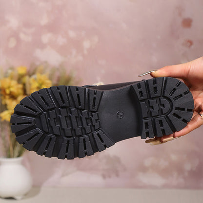 Chunky Loafers med Fleecefor